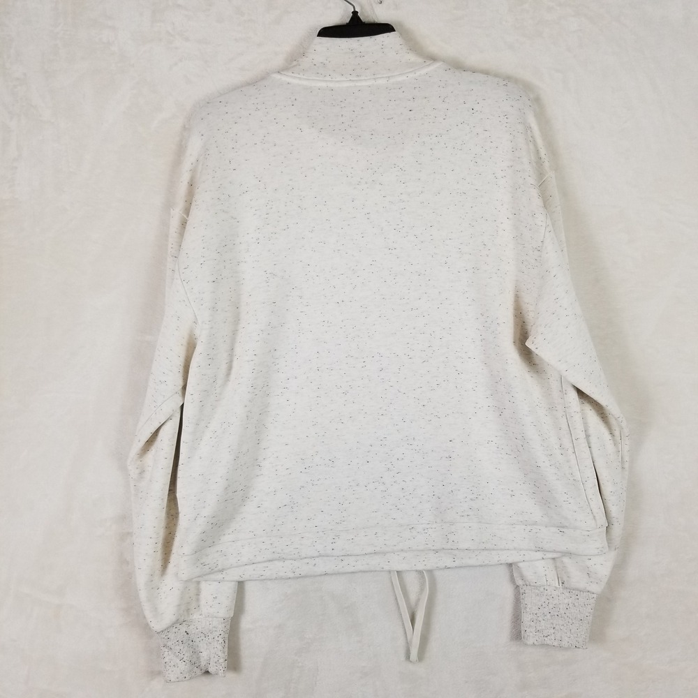 Varley Kavala Sweatshirt Women S Ivory Speckle DoubleSoft Funnel Neck Pullover - Picture 3 of 8